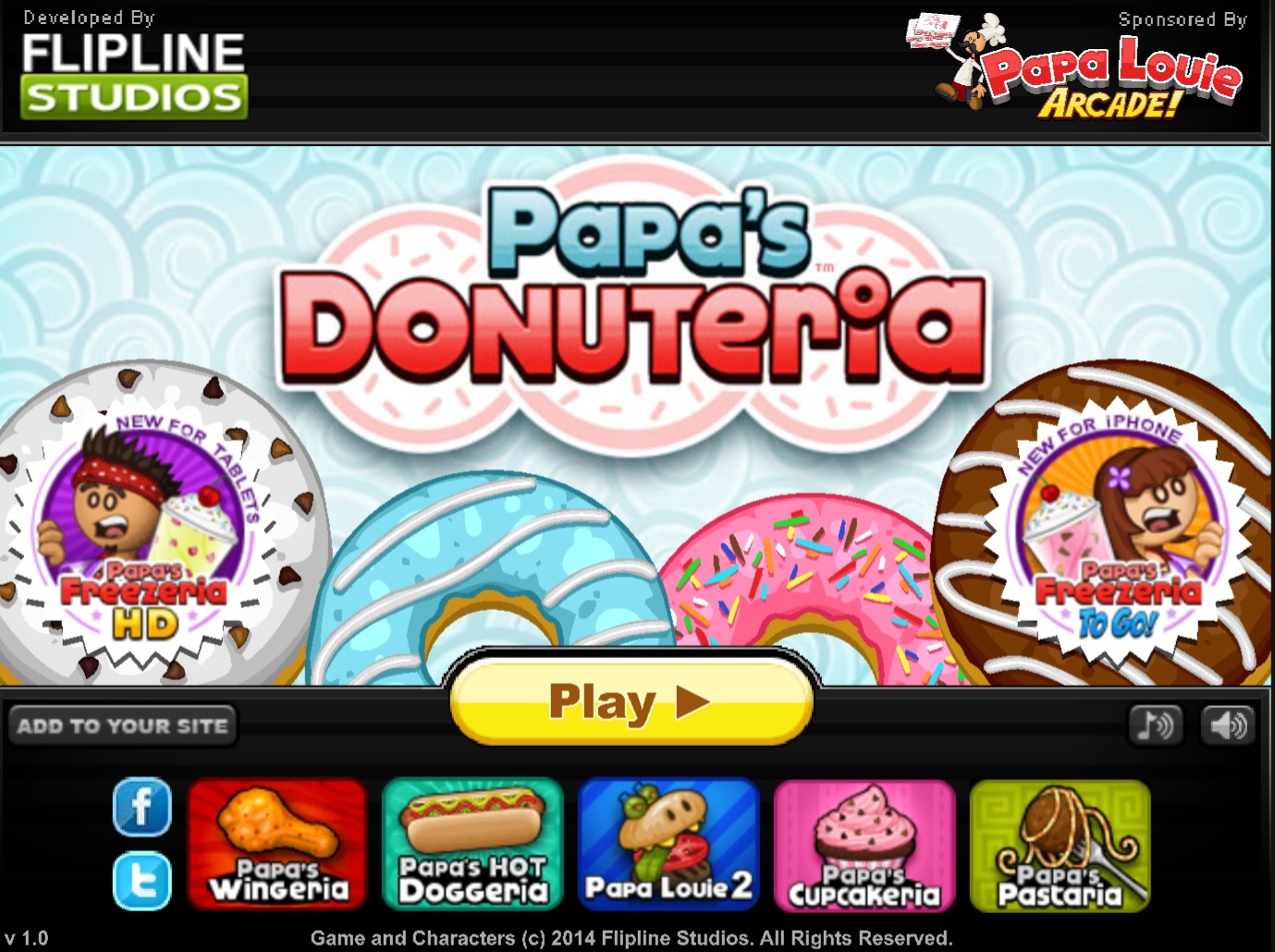 Papa's Donuteria Hacked