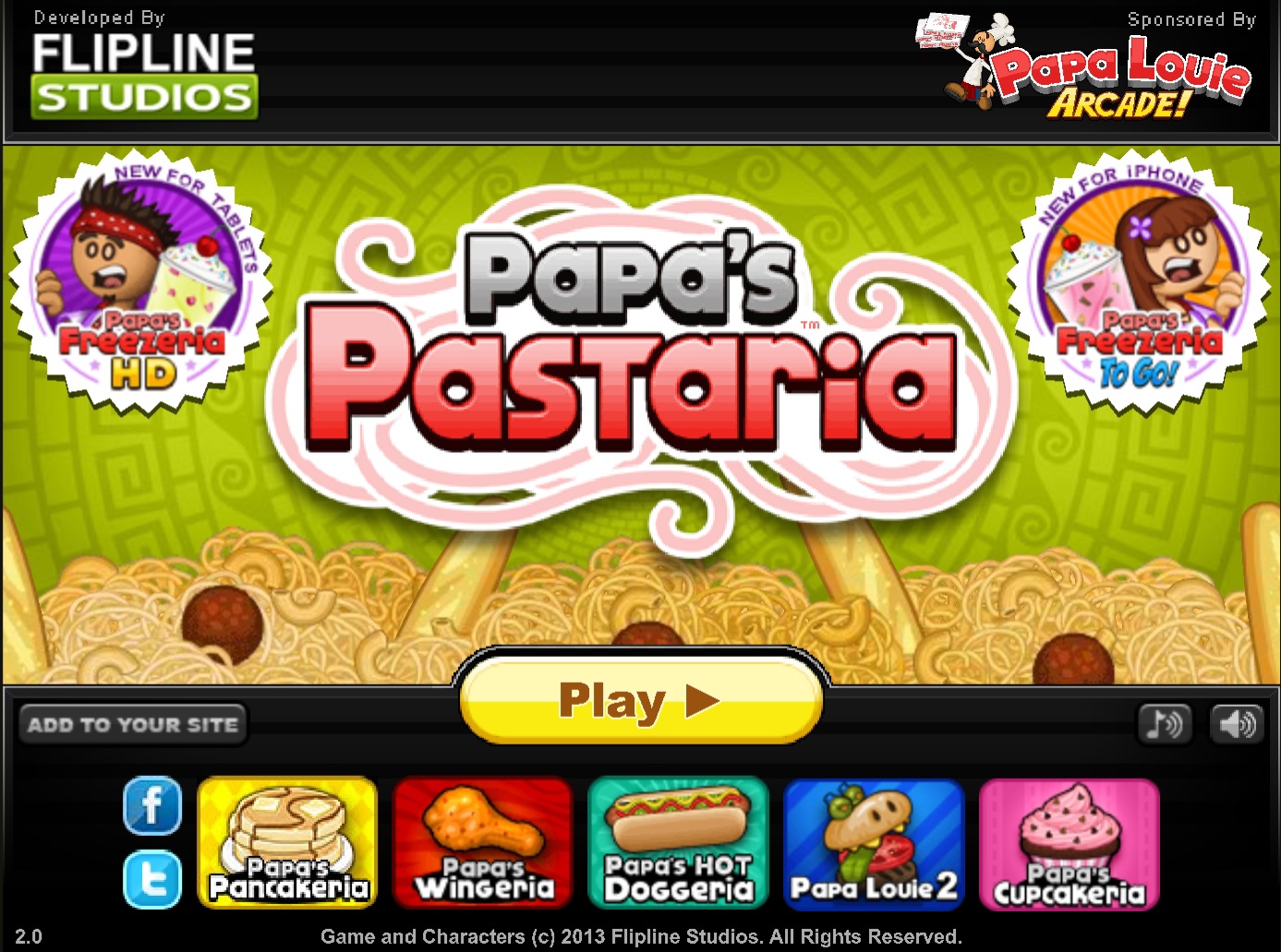 Papa's Pastaria Hacked.