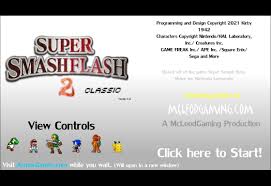 Super Smash flash 2 Classic