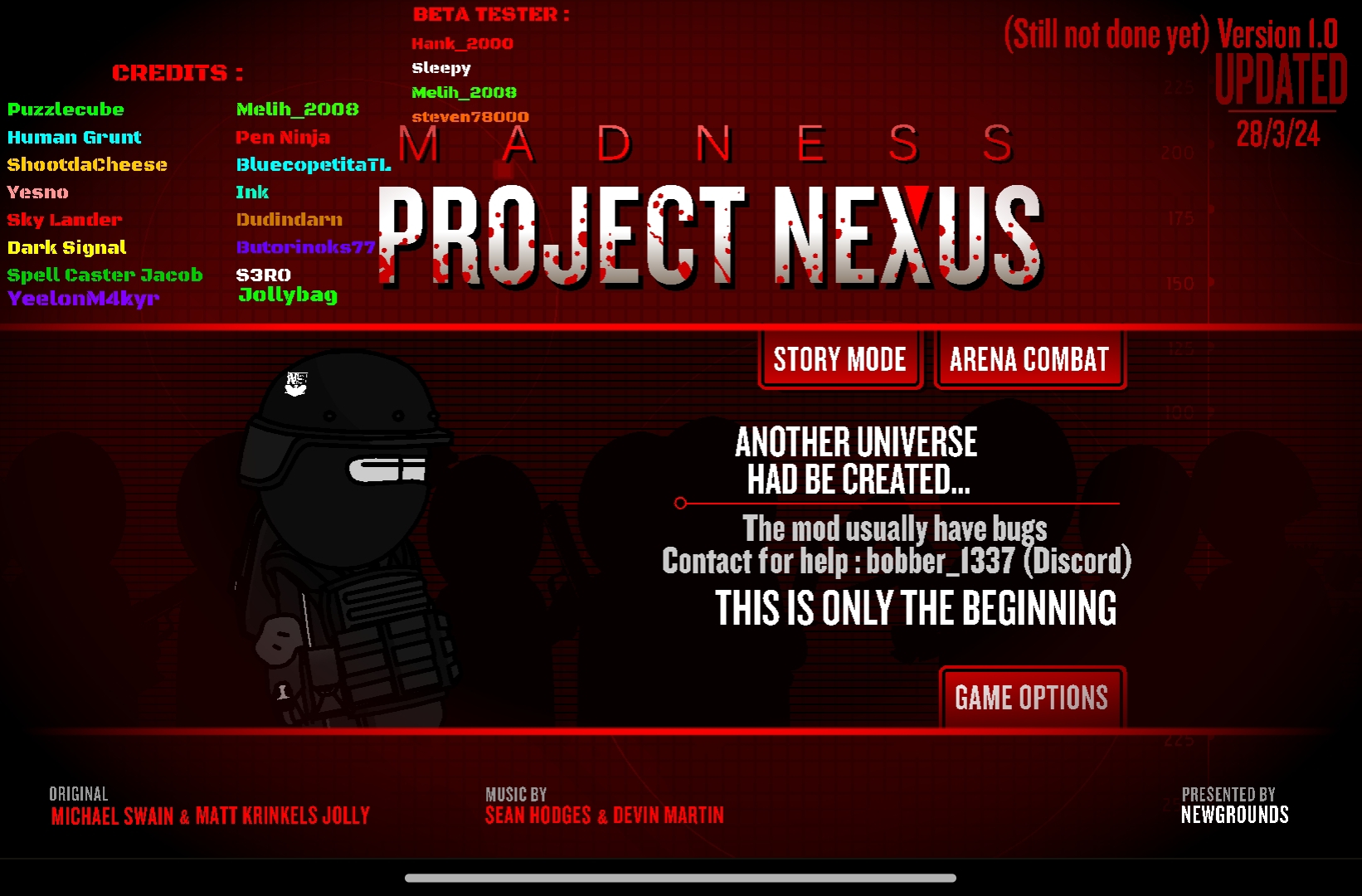 Madness project nexus TOU Reborn V1