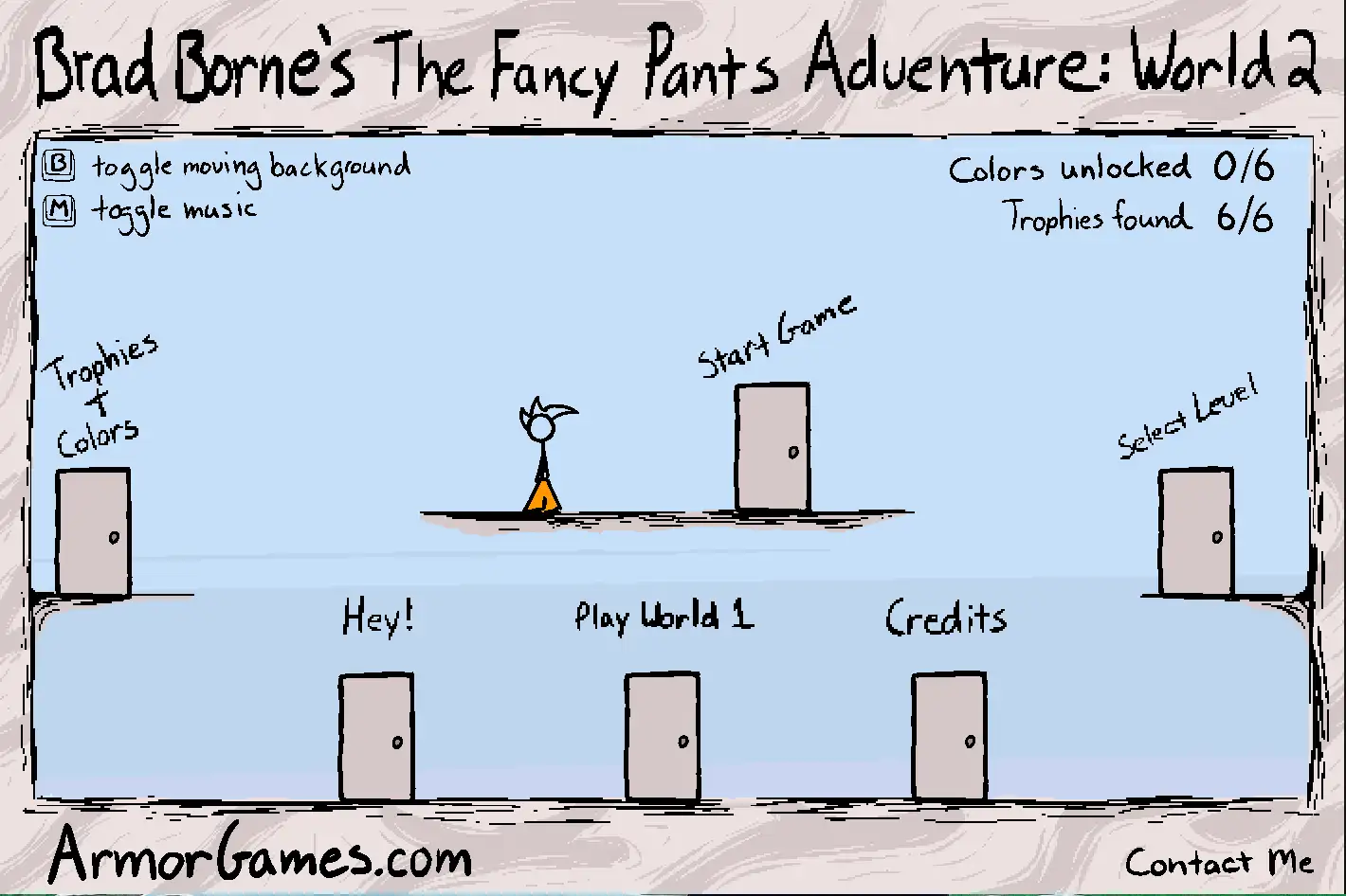 The Fancy Pants Adventures:World 2 Hacked