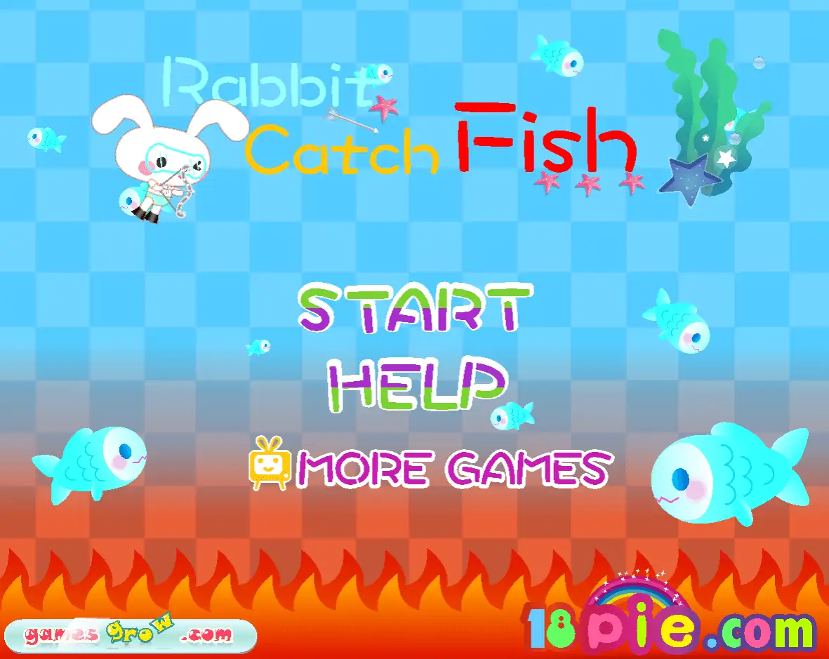Rabbit catch fish