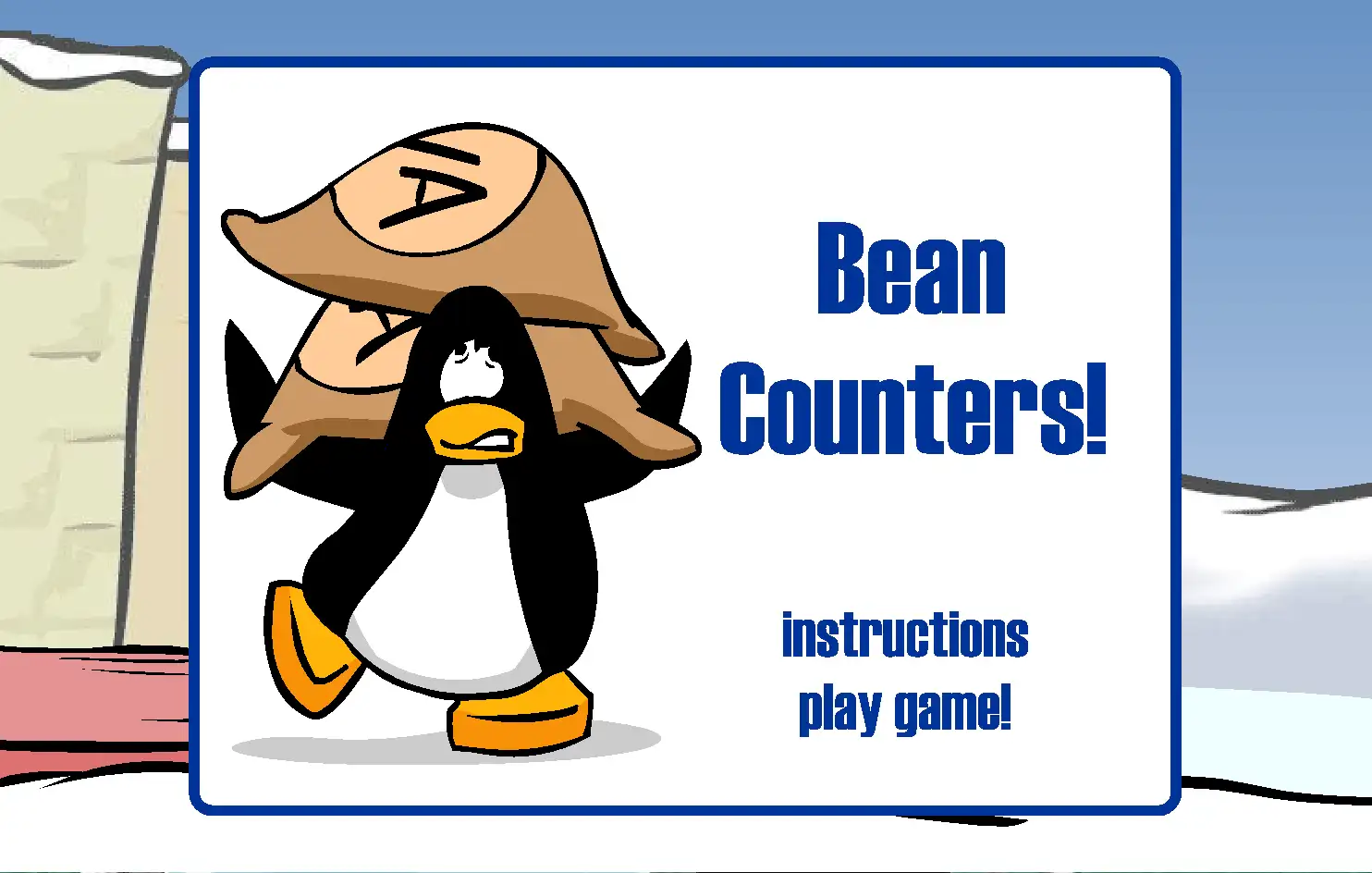 Club Penguin: Bean Counters