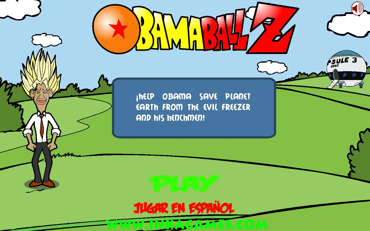 Obama ball z inkagames